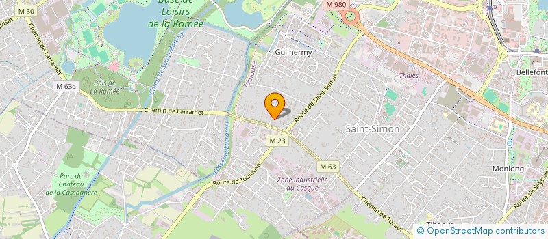 localisation de l'entreprise MONSIEUR DANIEL ANTONIAZZA à TOULOUSE