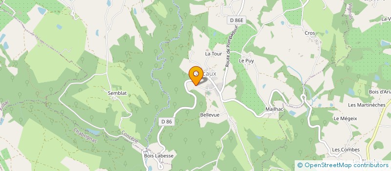 localisation de l'entreprise MONSIEUR DANIEL ANTONINI  LASCAUX