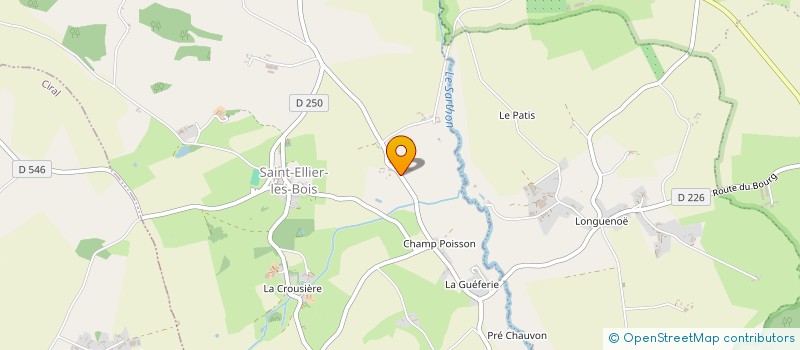 localisation de l'entreprise MONSIEUR DANIEL APPERT à SAINT-ELLIER-LES-BOIS