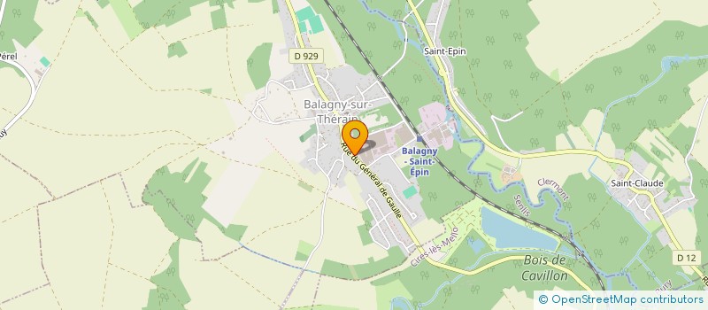 localisation de l'entreprise MONSIEUR DANIEL APREUTESI  BALAGNY-SUR-THERAIN