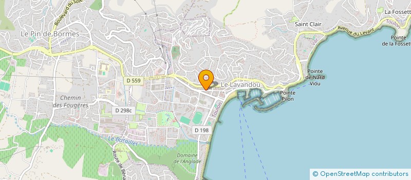 localisation de l'entreprise MONSIEUR DANIEL ARA à LE LAVANDOU