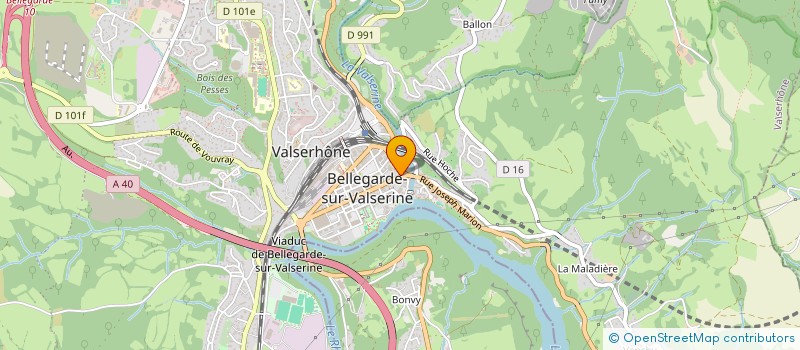 localisation de l'entreprise MONSIEUR DANIEL ARANDA  VALSERHONE