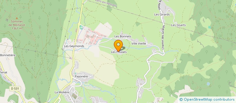 localisation de l'entreprise MONSIEUR DANIEL ARGOUD-PUY  VILLARD-DE-LANS