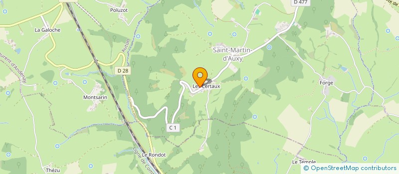 localisation de l'entreprise MONSIEUR DANIEL ARIU  SAINT-MARTIN-D'AUXY