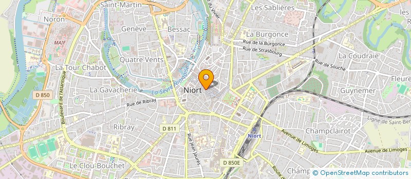 localisation de l'entreprise MONSIEUR DANIEL ARLOT à NIORT