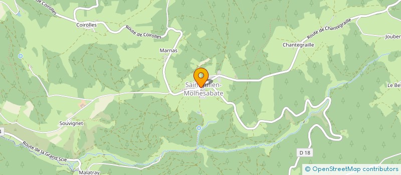 localisation de l'entreprise MONSIEUR DANIEL ARMAND  SAINT-JULIEN-MOLHESABATE