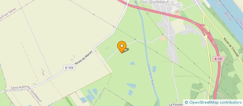 localisation de l'entreprise MONSIEUR DANIEL ARMANTE  SAINT-AUBIN-SUR-QUILLEBEUF