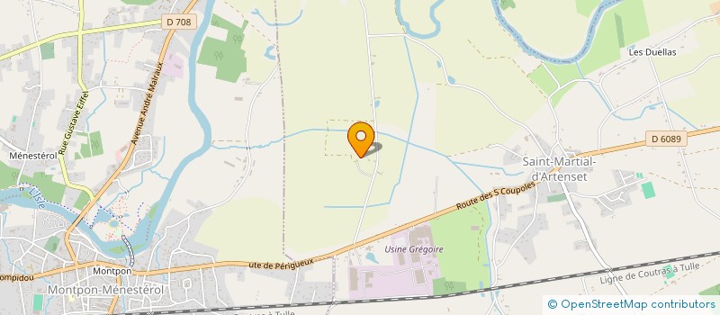 localisation de l'entreprise MONSIEUR DANIEL ARNOLD  SAINT MARTIAL D'ARTENSET