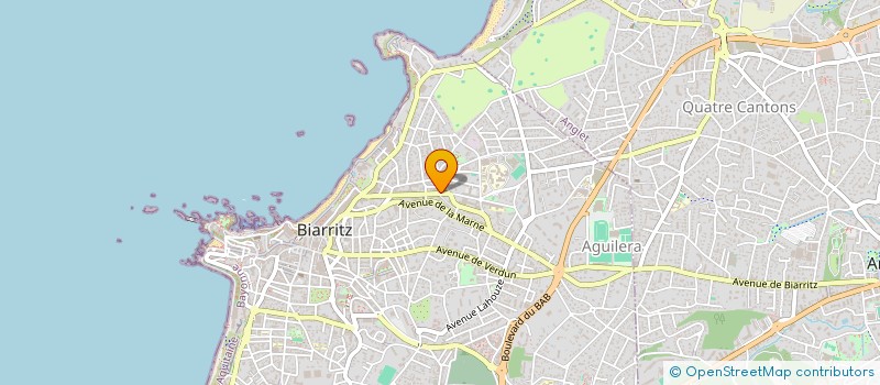 localisation de l'entreprise MONSIEUR DANIEL ARQUE à BIARRITZ