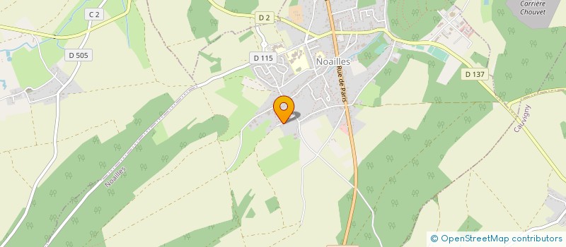 localisation de l'entreprise MONSIEUR DANIEL ARRANDEL  NOAILLES