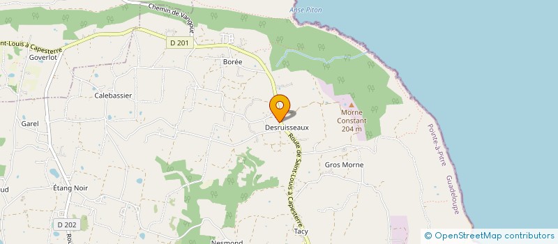 localisation de l'entreprise MONSIEUR DANIEL ARTAXE à CAPESTERRE-DE-MARIE-GALANTE