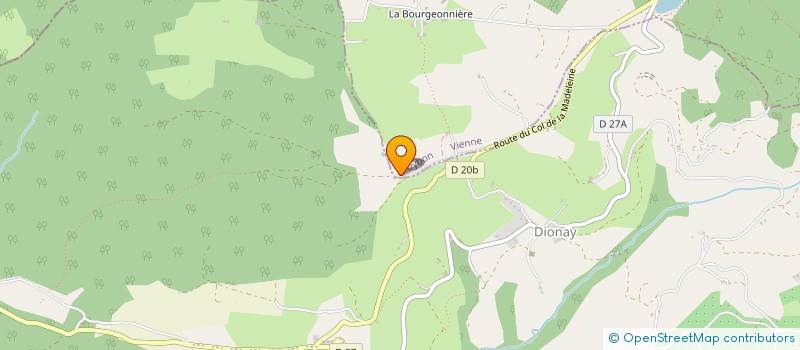 localisation de l'entreprise MONSIEUR DANIEL ARTHAUD  ROYBON