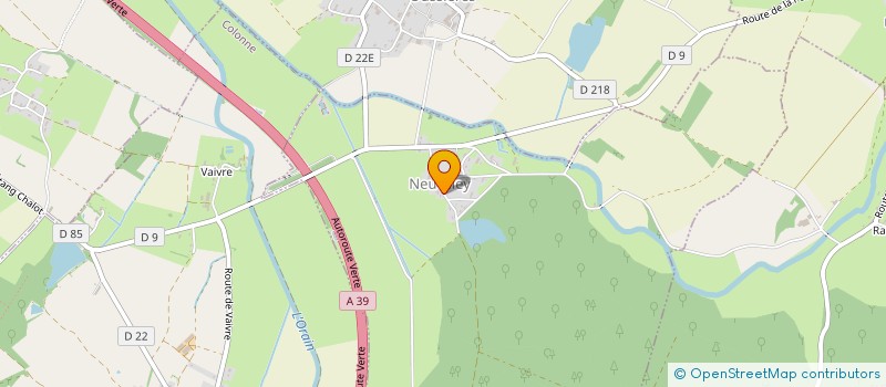 localisation de l'entreprise MONSIEUR DANIEL AUBERT  NEUVILLEY