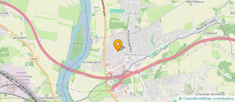 localisation de l'entreprise MONSIEUR DANIEL AUBRY  SAINTE-EUPHEMIE