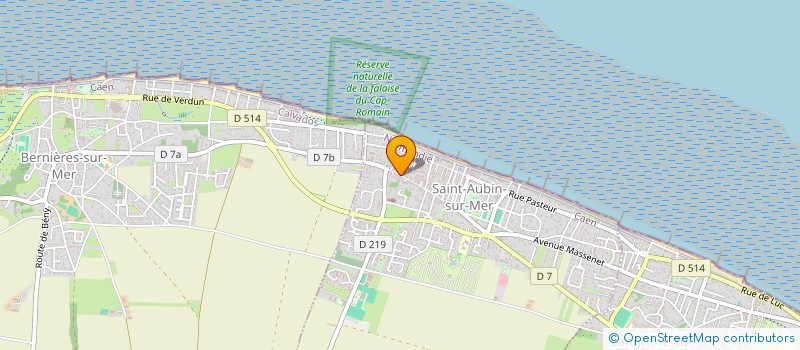 localisation de l'entreprise MONSIEUR DANIEL AUDOUARD  SAINT-AUBIN-SUR-MER