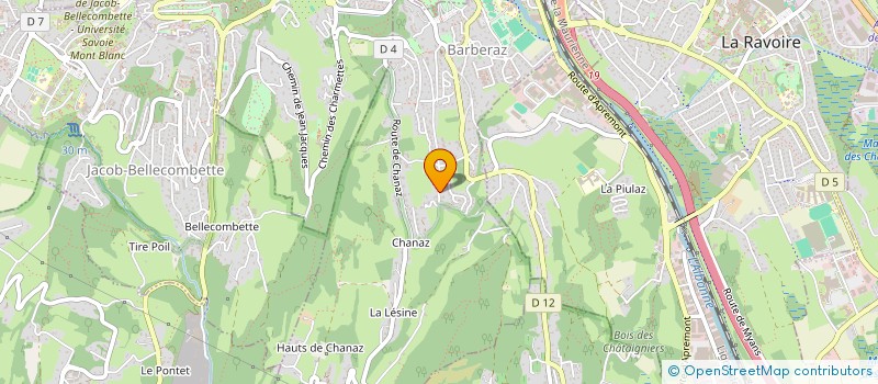 localisation de l'entreprise MONSIEUR DANIEL AUDOUBERT  BARBERAZ