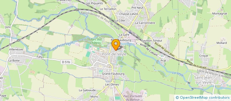 localisation de l'entreprise MONSIEUR DANIEL AUDRY à PONT-DE-VEYLE