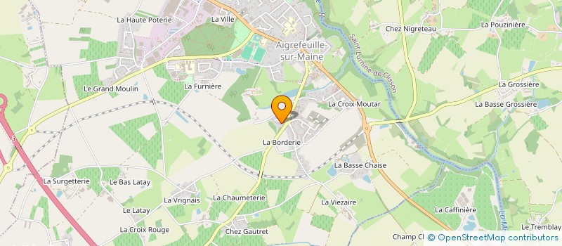 localisation de l'entreprise MONSIEUR DANIEL AUDUC à AIGREFEUILLE-SUR-MAINE