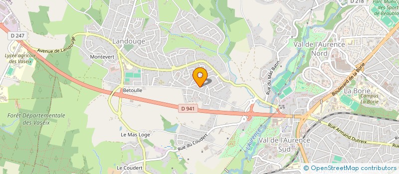 localisation de l'entreprise MONSIEUR DANIEL AUDVARD à LIMOGES