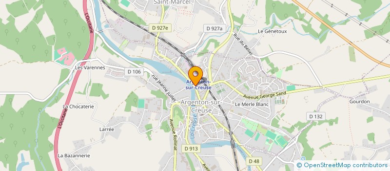 localisation de l'entreprise MONSIEUR DANIEL AUMAITRE à ARGENTON-SUR-CREUSE