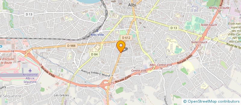 localisation de l'entreprise MONSIEUR DANIEL AURIAC  ALBI