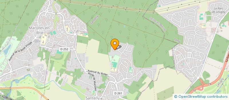 localisation de l'entreprise MONSIEUR DANIEL AUSSEL  SANTENY