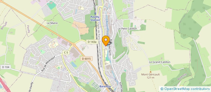 localisation de l'entreprise MONSIEUR DANIEL AUZOU  BARENTIN