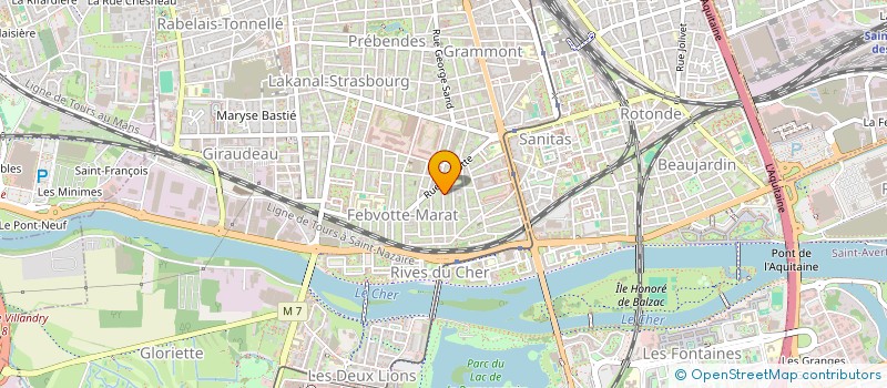 localisation de l'entreprise MONSIEUR DANIEL AVRAM  TOURS