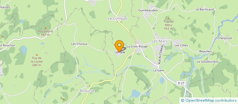 localisation de l'entreprise MONSIEUR DANIEL AYMARD à LES MARS