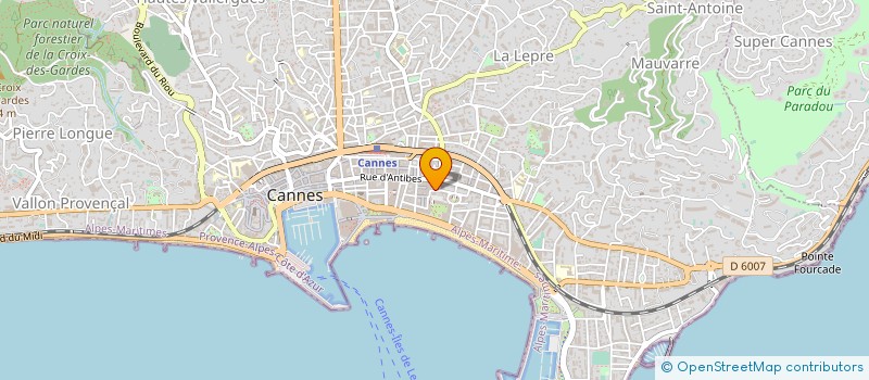 localisation de l'entreprise MONSIEUR DANIEL AYROLES à CANNES