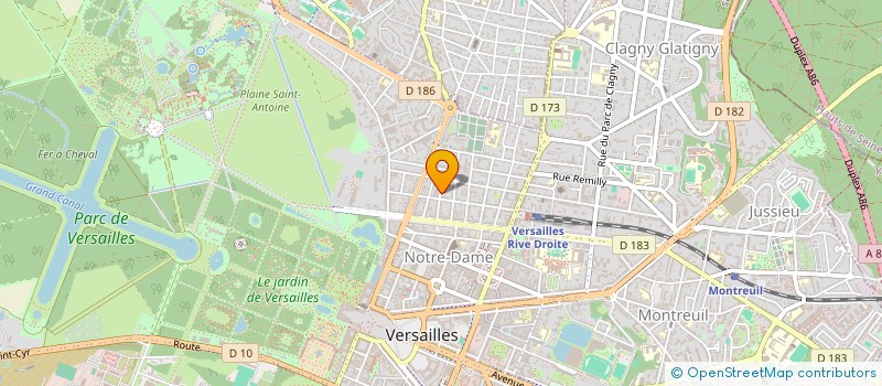 localisation de l'entreprise MONSIEUR DANIEL AZAN à VERSAILLES