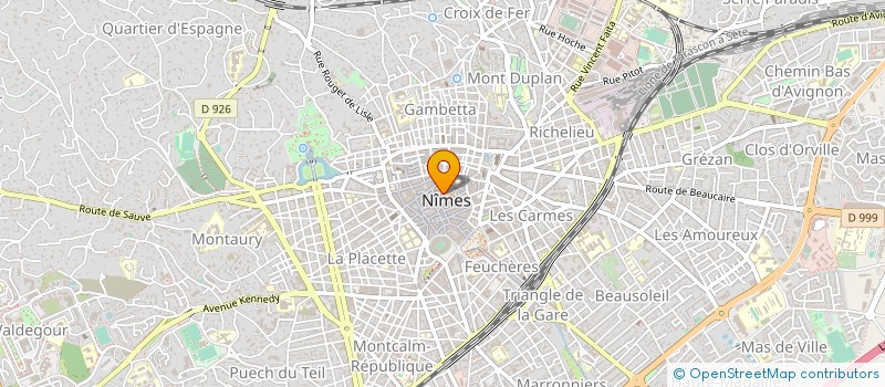 localisation de l'entreprise MONSIEUR DANIEL BAEZA à NIMES