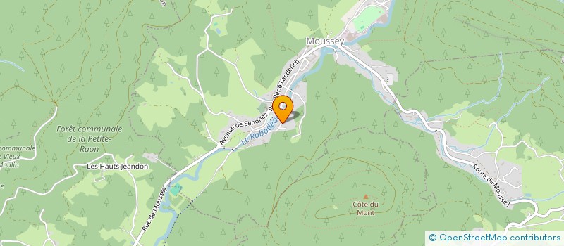 localisation de l'entreprise MONSIEUR DANIEL BAGARD  LE PUID