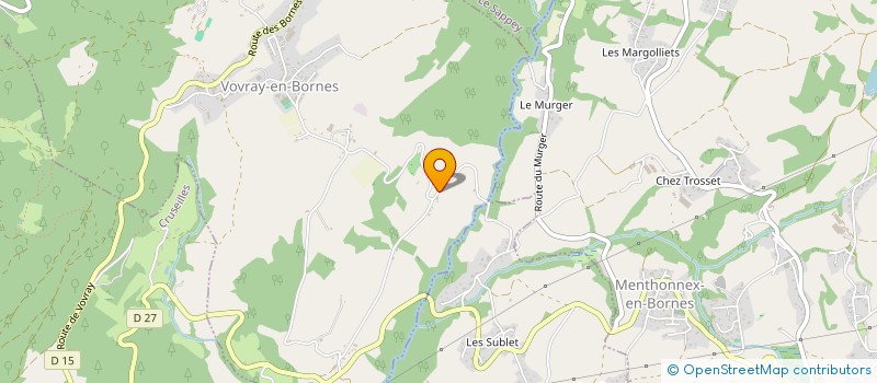 localisation de l'entreprise MONSIEUR DANIEL BAILLARD  VOVRAY-EN-BORNES