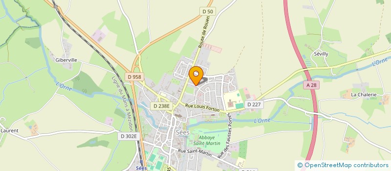 localisation de l'entreprise MONSIEUR DANIEL BAILLEUL à SEES
