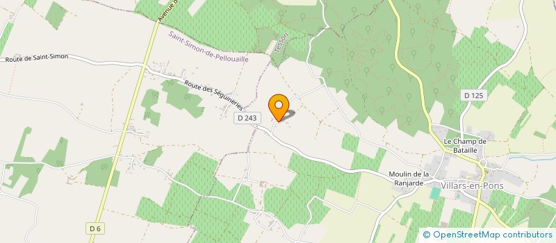 localisation de l'entreprise MONSIEUR DANIEL BAKKER  VILLARS-EN-PONS