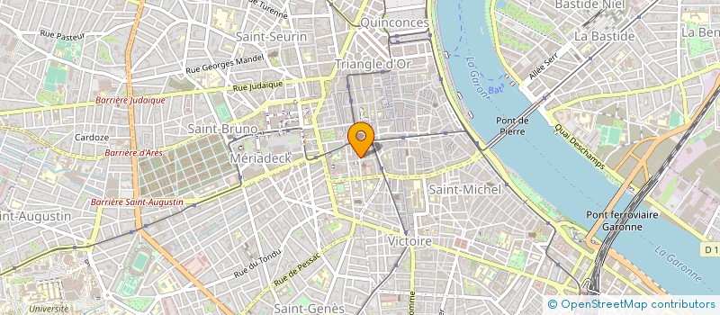 localisation de l'entreprise MONSIEUR DANIEL BALDE à BORDEAUX
