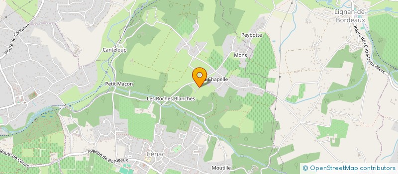 localisation de l'entreprise MONSIEUR DANIEL BALLAND  CENAC