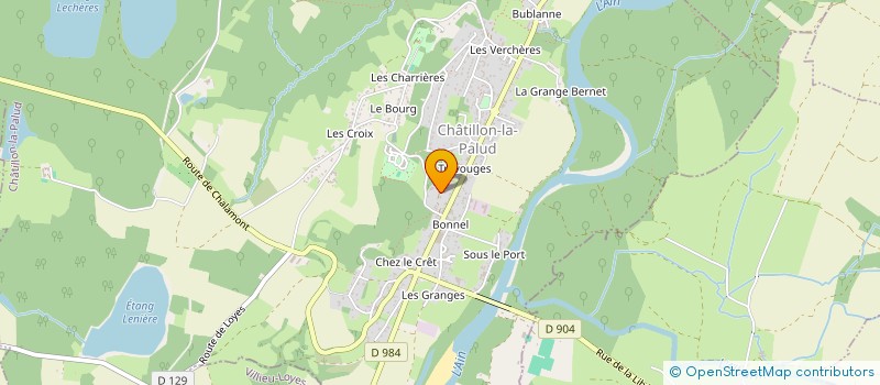 localisation de l'entreprise MONSIEUR DANIEL BALLAND à CHATILLON-LA-PALUD
