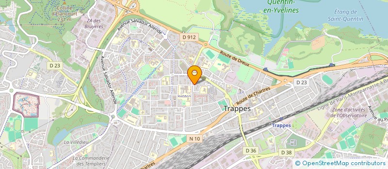 localisation de l'entreprise MONSIEUR DANIEL BAMOUNGABIO  TRAPPES