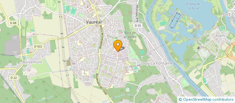 localisation de l'entreprise MONSIEUR DANIEL BANASZKIEWICZ  VAUREAL