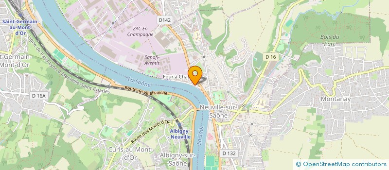 localisation de l'entreprise MONSIEUR DANIEL BANU  NEUVILLE-SUR-SAONE