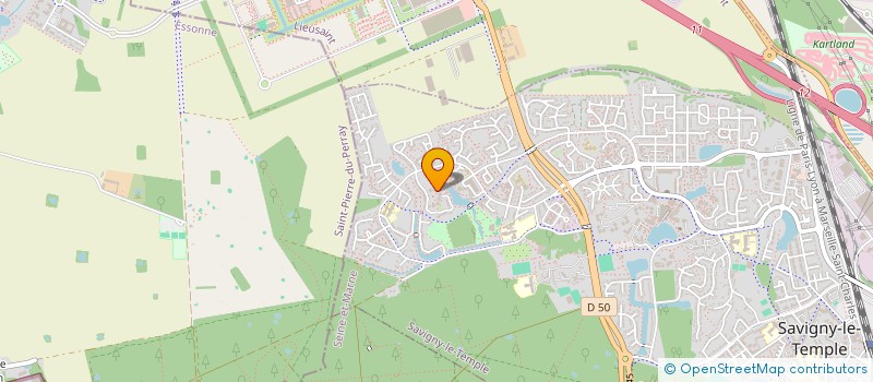 localisation de l'entreprise MONSIEUR DANIEL BANZOUZI  SAVIGNY-LE-TEMPLE