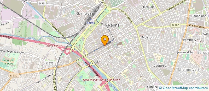 localisation de l'entreprise MONSIEUR DANIEL BARANDE  REIMS