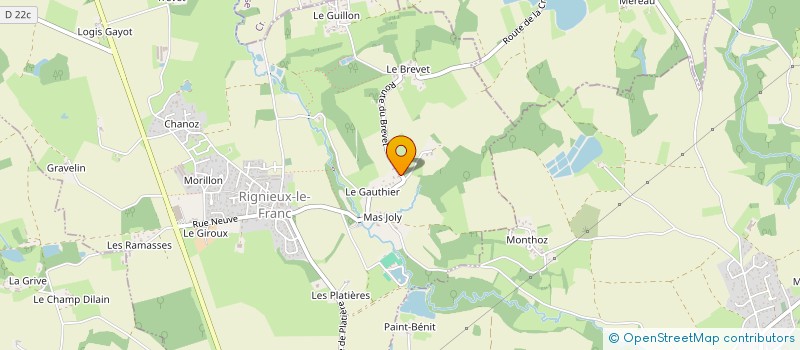 localisation de l'entreprise MONSIEUR DANIEL BARBA  MEXIMIEUX