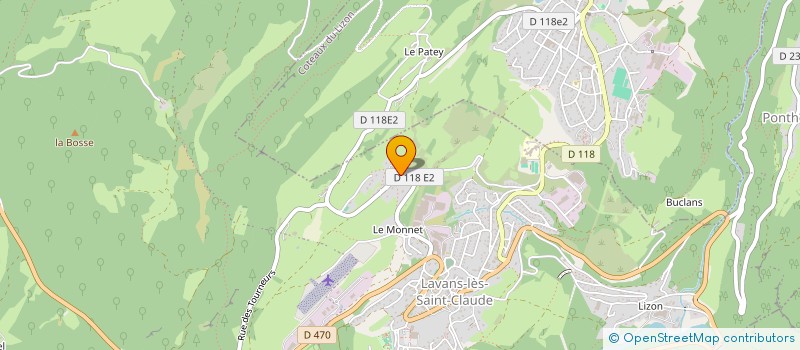 localisation de l'entreprise MONSIEUR DANIEL BARBAUD  LAVANS-LES-SAINT-CLAUDE