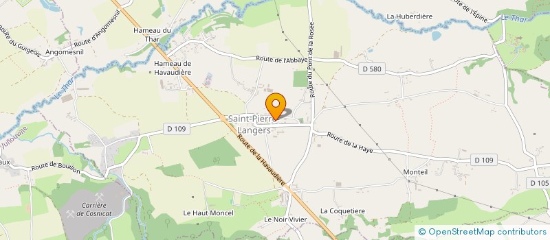 localisation de l'entreprise MONSIEUR DANIEL BARBE  DRAGEY-RONTHON