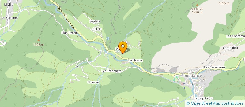 localisation de l'entreprise MONSIEUR DANIEL BARBER  ABONDANCE