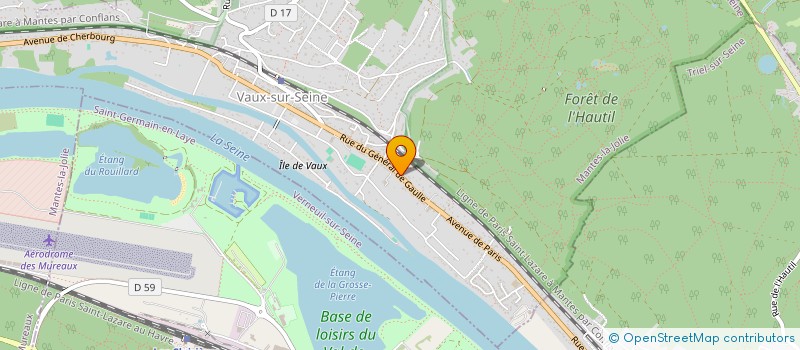 localisation de l'entreprise MONSIEUR DANIEL BARBERE à VAUX-SUR-SEINE