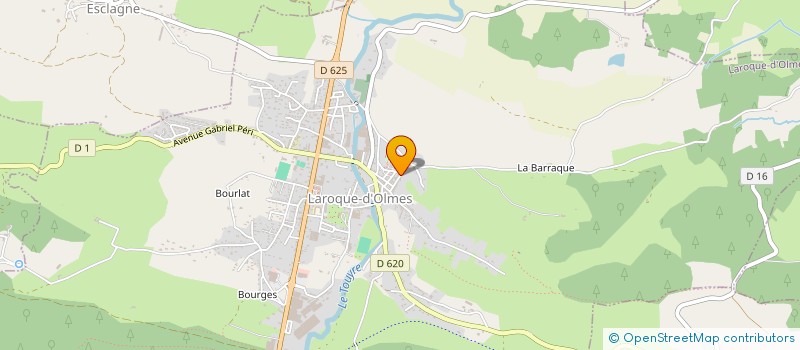 localisation de l'entreprise MONSIEUR DANIEL BARBIE à LAROQUE-D'OLMES